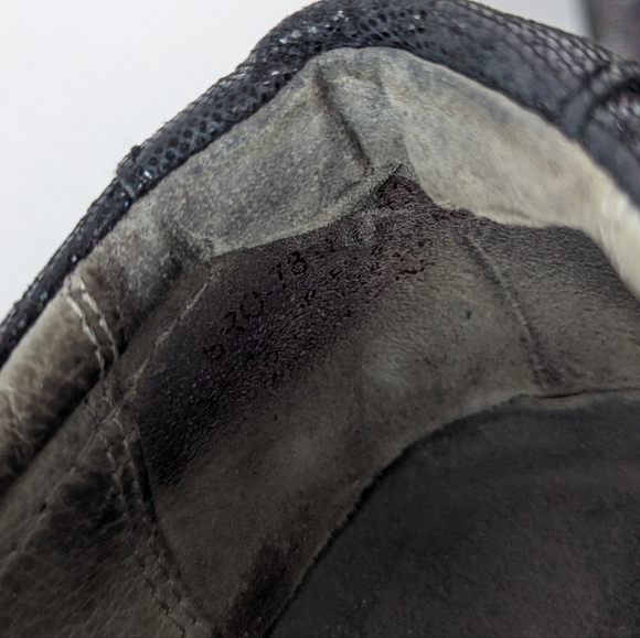 Alegria sz 40/9.5 Leather Slip On Brook Tranquil Multi Color Shoes Double Gore - Picture 14 of 14